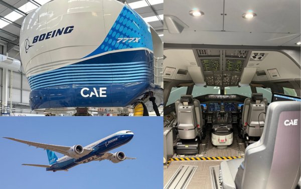 CAE and Boeing mark milestone with 777-9 simulator qualification