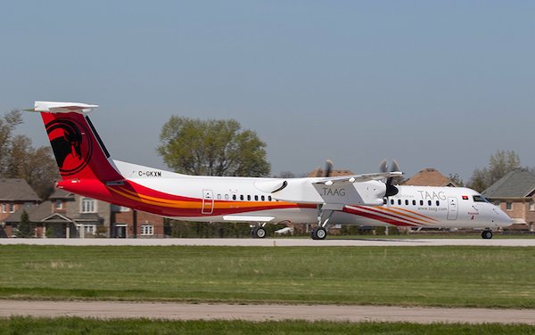 De Havilland Canada delivers first Dash 8-400 to TAAG Angola Airlines