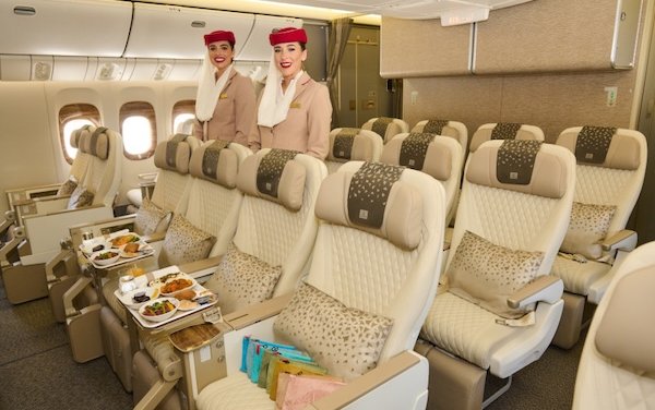 Emirates welcomes its first retrofitted Boeing 777 in Africa