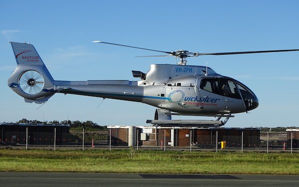 First of two new helicopters for tourism operator Nautilus