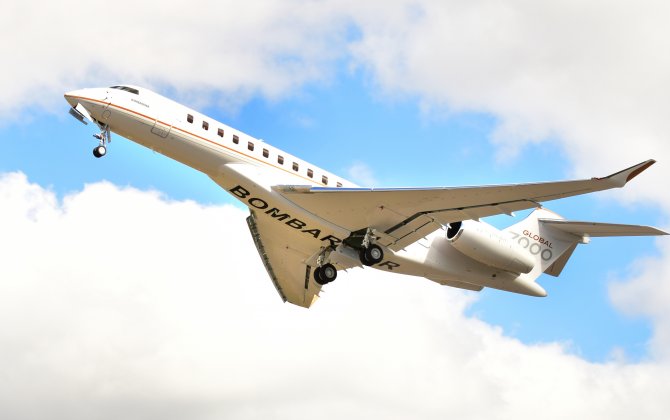 Fourth Global 7000 flight test vehicle successfully completes its maiden flight