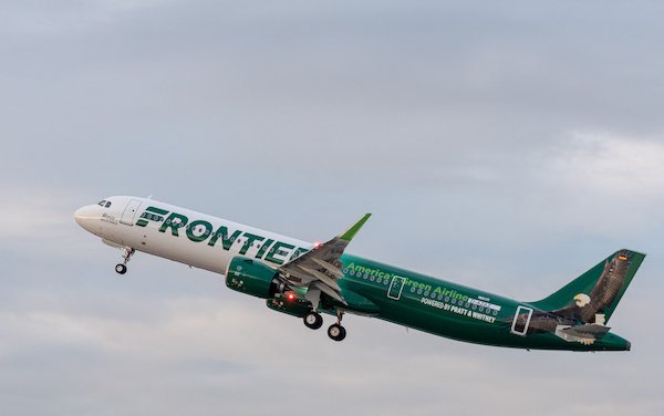 Frontier Airlines names plane in honor of sustainable aviation pioneer Maria Della Posta