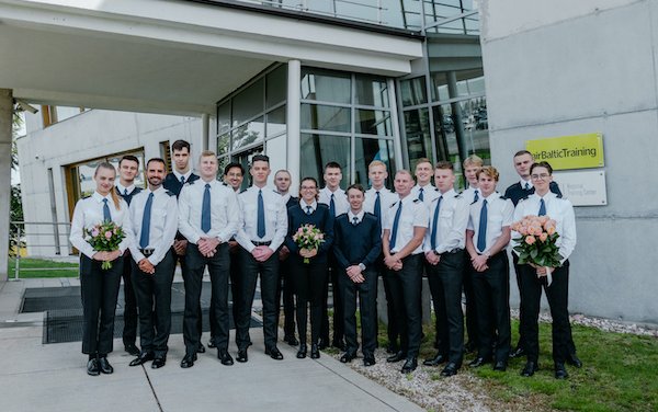 Graduation time - six students got commercial pilot license at airBaltic Pilot Academy
