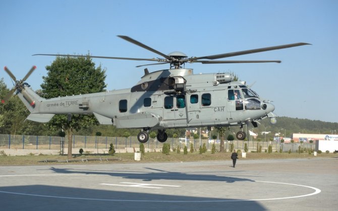 H225M Caracal lands in Poland ahead of MSPO 2016