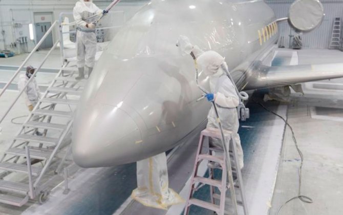 Jet Aviation St. Louis Upgrades Aircraft Paint Shop