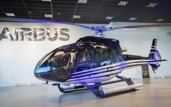 Public presentation of first ACH130 delivered since the launch of Airbus Corporate Helicopters