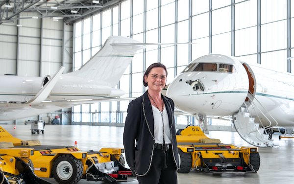 Sophie Mabire - leading Geneva Airpark to meet expectations of business aviation 